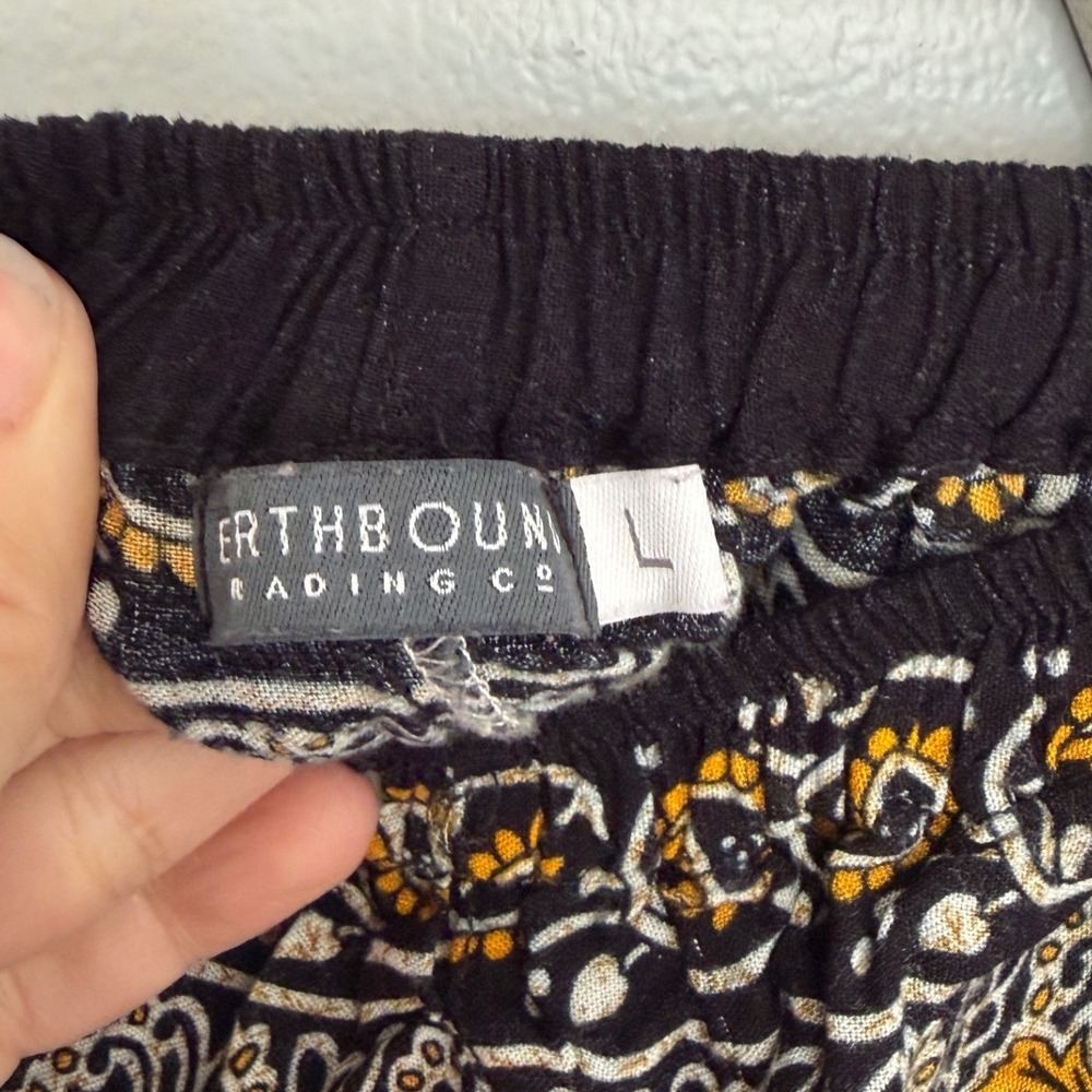 Earthbound Elephant Thai Harem Pants Festival Bohemian Size L - Picture 4 of 7